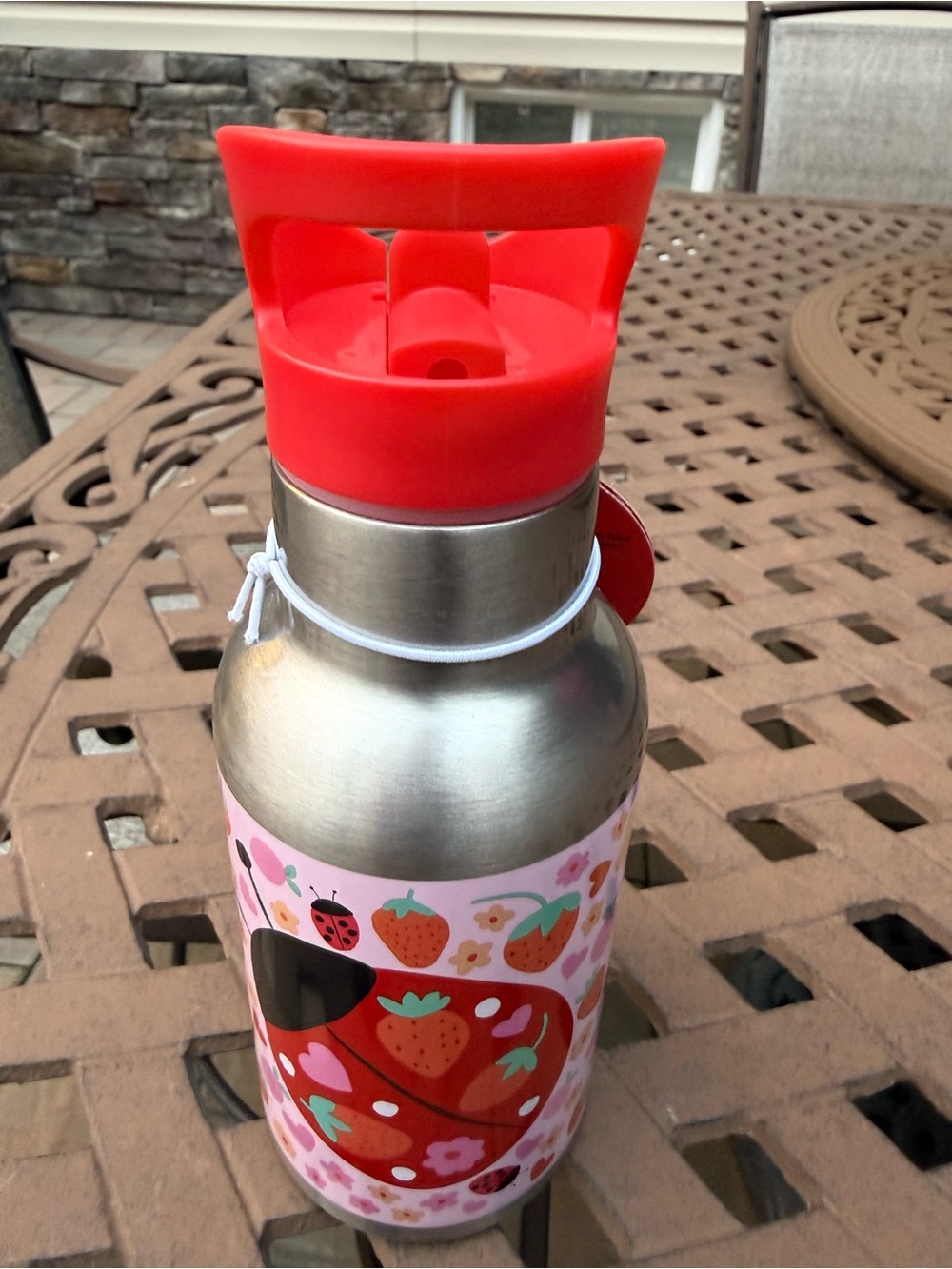 NWT- Kids Crocodile Creek Love Bug Stainless Steel Water Bottle